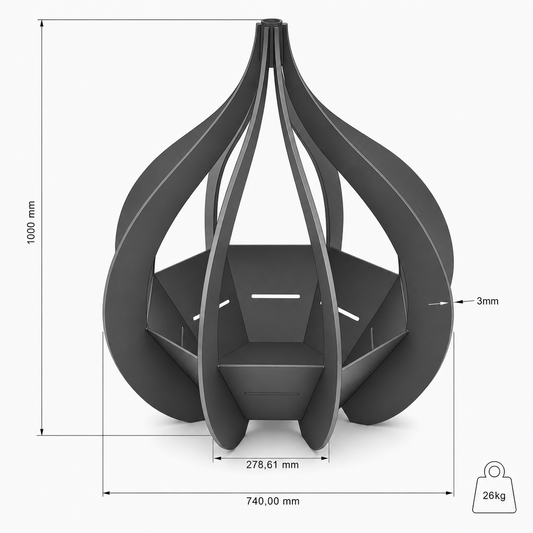 Brasero Noctura 1000