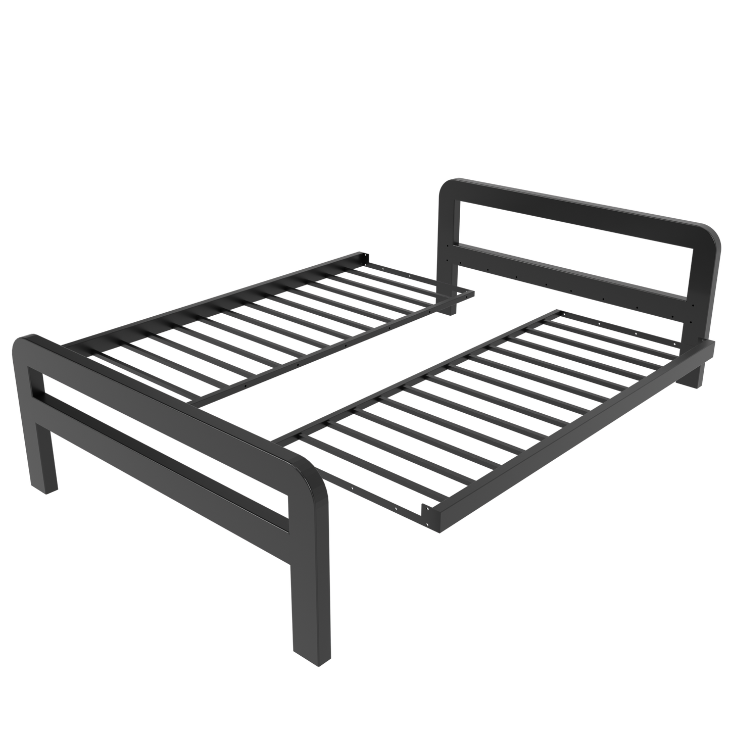 Cama metálica Ryka Round abierta (perfil 120 x 60 mm)