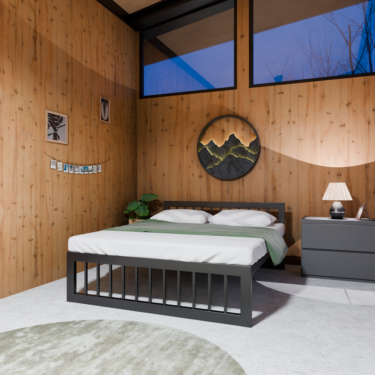 Cama metálica Ryka Vertical