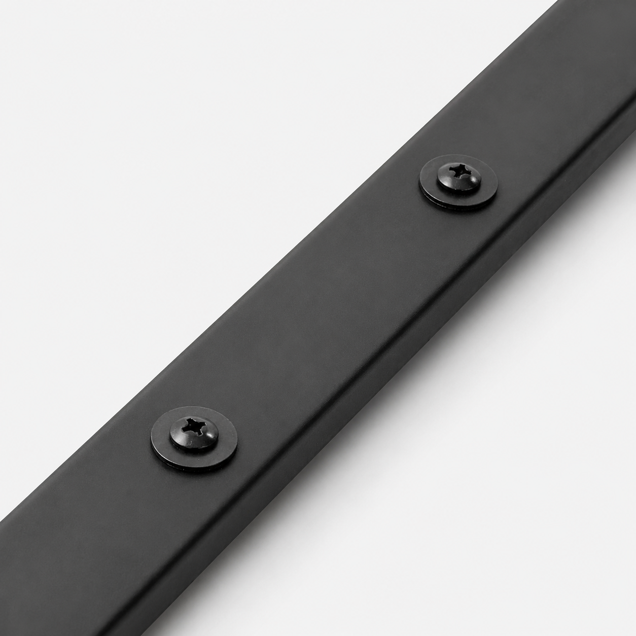 Refuerzos para tablero – perfil en U negro (set 3 uds)
