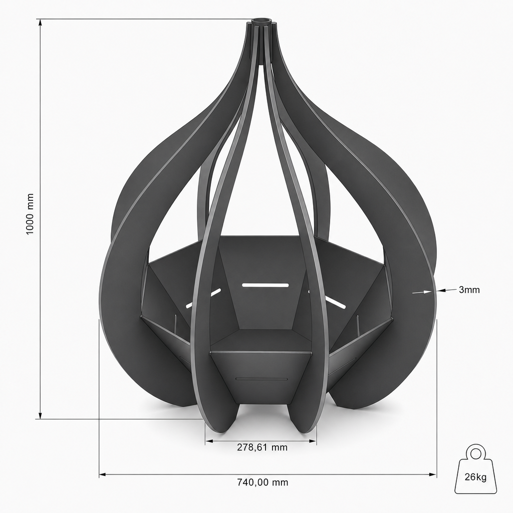 Brasero Noctura 1000