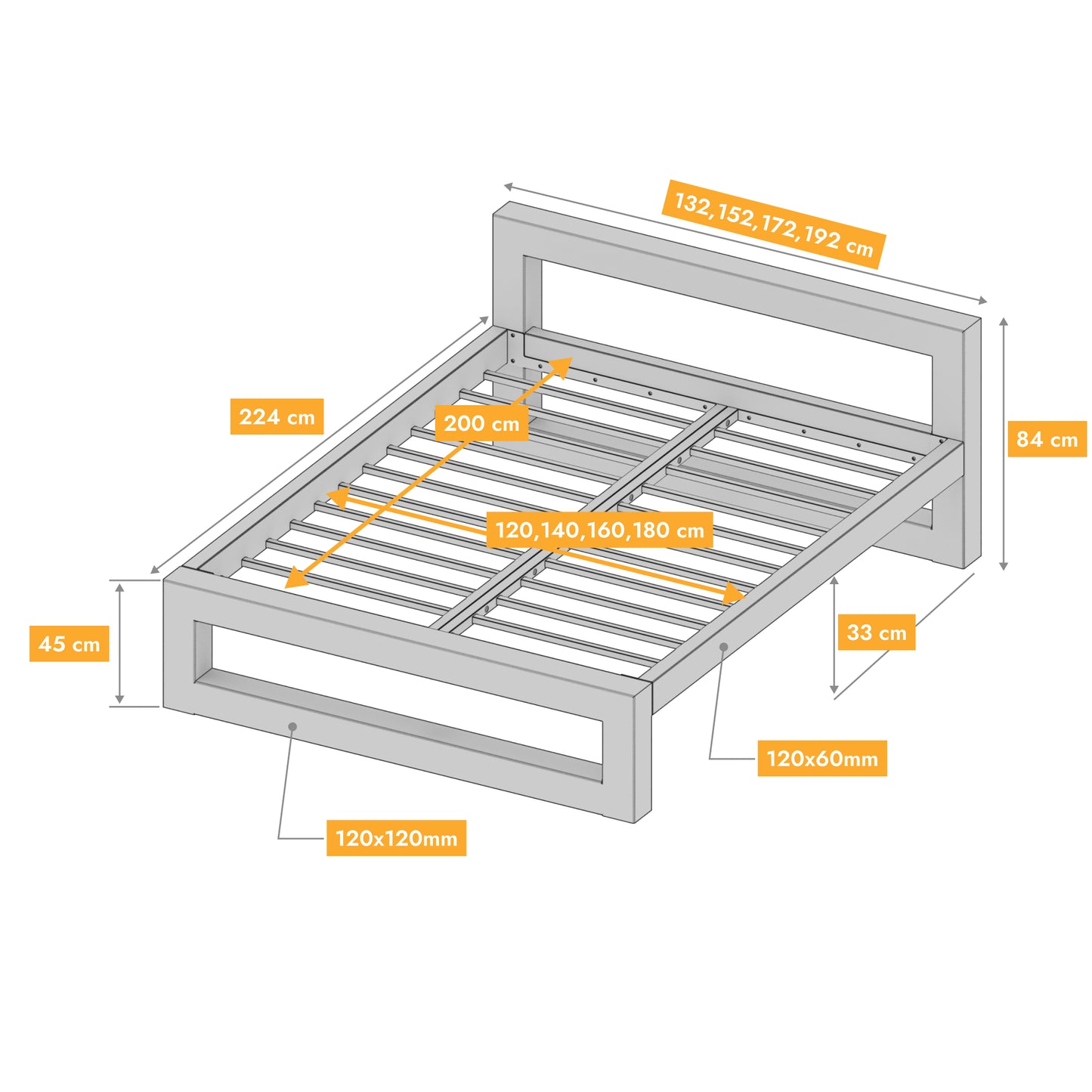 Cama metálica Ryka Classic Xtreme