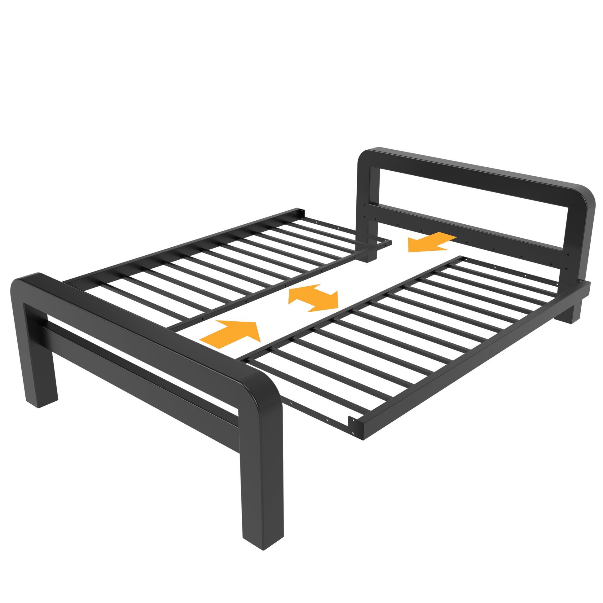 Cama metálica Ryka Round abierta (perfil 120 x 120 mm)