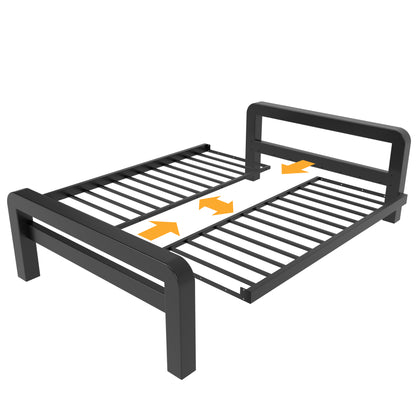 Cama metálica Ryka Round abierta (perfil 120 x 120 mm)