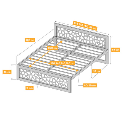 Cama metálica Ryka Perfor M19