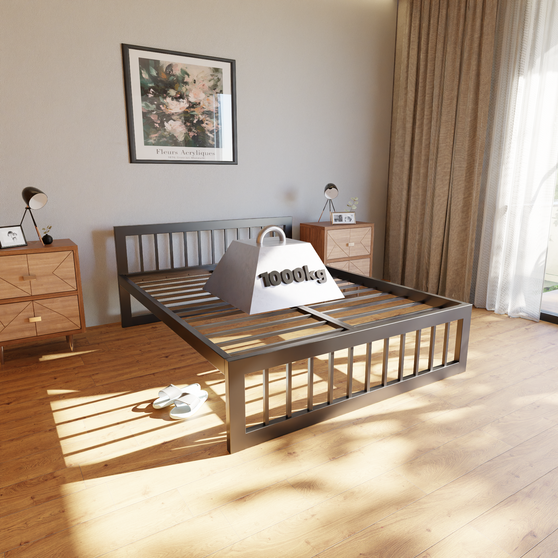 Cama metálica Ryka Vertical