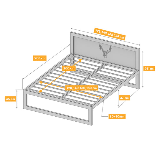Cama metálica Ryka Standard M5
