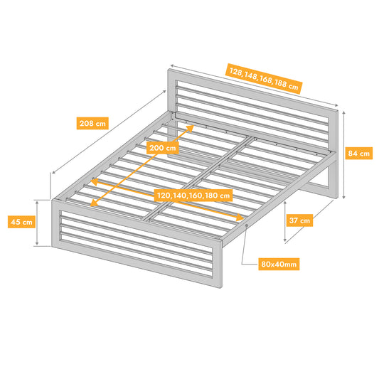 Cama metálica Ryka Horizont