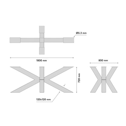 Patas para mesa Acamar Extreme