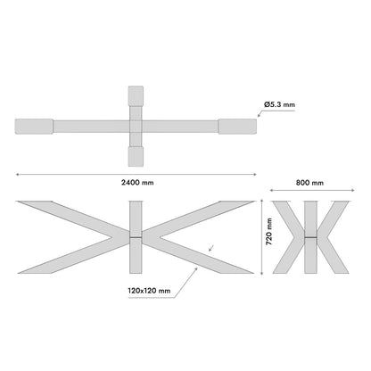 Patas para mesa Acamar Extreme