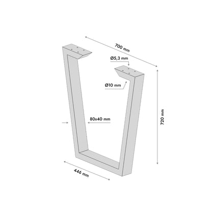 Patas para mesa Atria Epox Lite