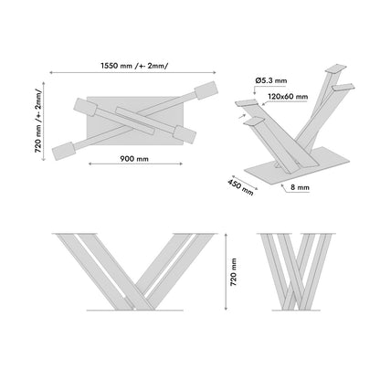 Patas para mesa Altair