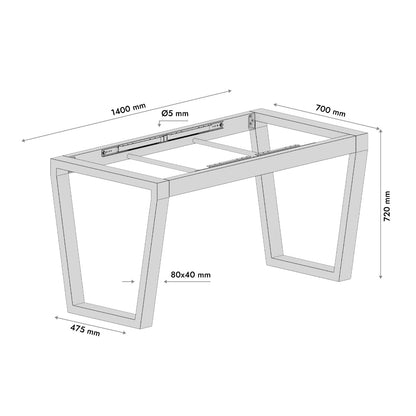 Patas para mesa extensibles Atria Split