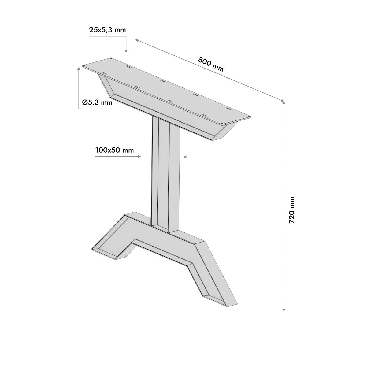 Patas para mesa Aurora