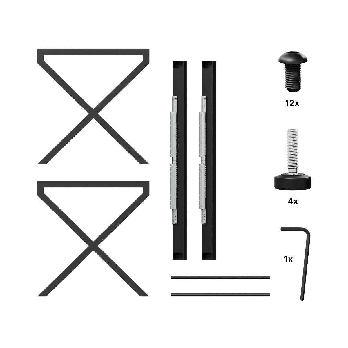 Patas para mesa extensibles Belaga Split