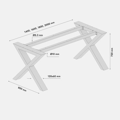 Patas para mesa Belaga Extreme