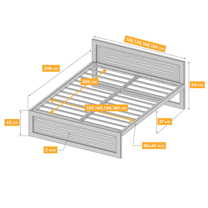 Cama metálica Ryka Perfor M6