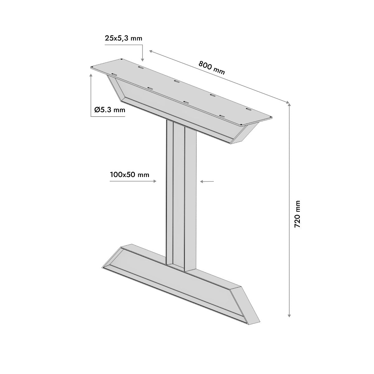 Patas para mesa Dayton