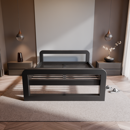 Cama metálica Ryka Round cerrada (perfil 120 x 120 mm)