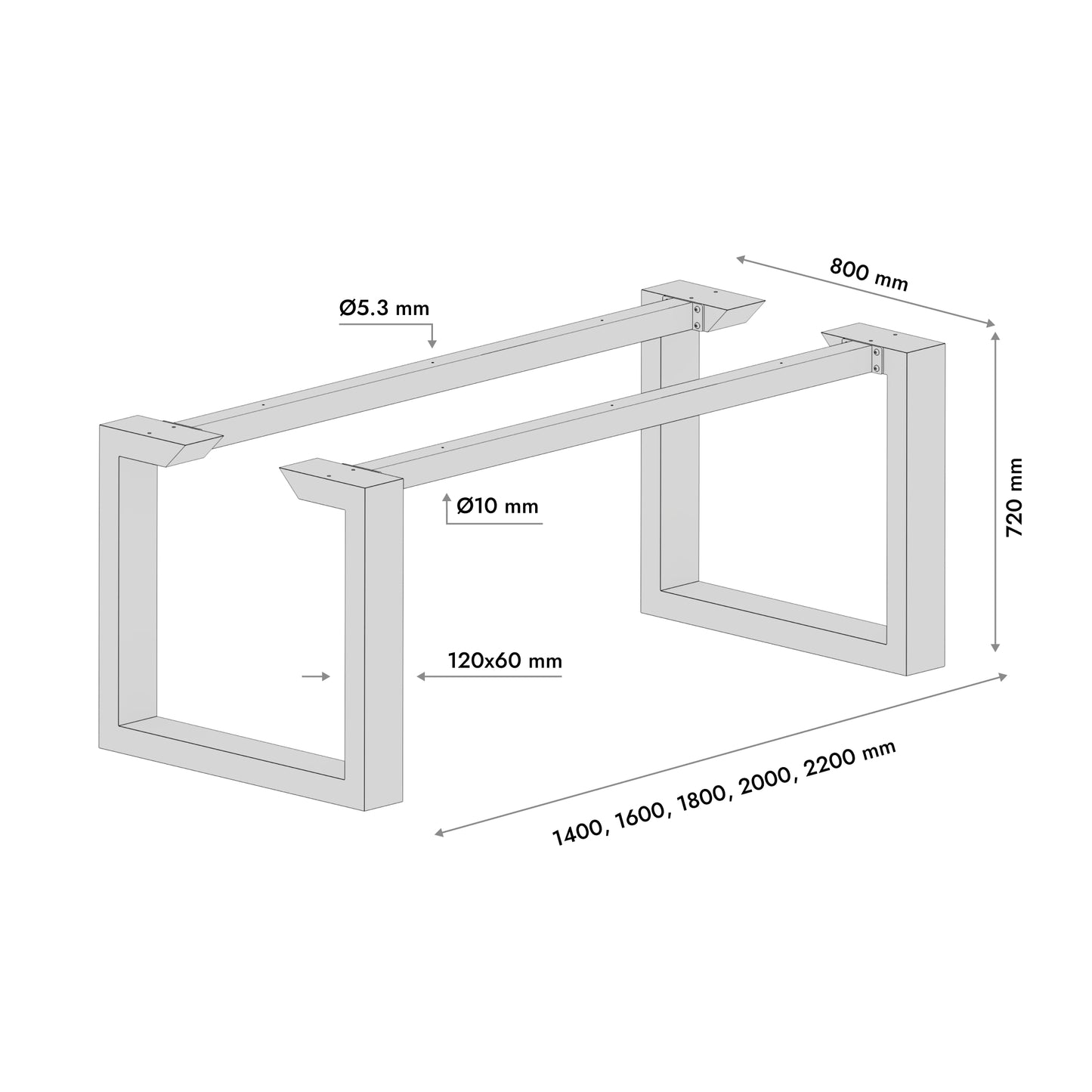 Patas para mesa Eta Epox Extreme