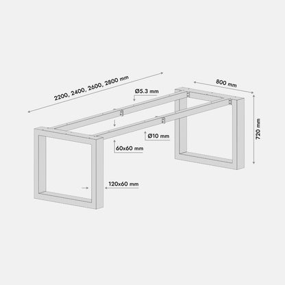 Patas para mesa Eta Extreme