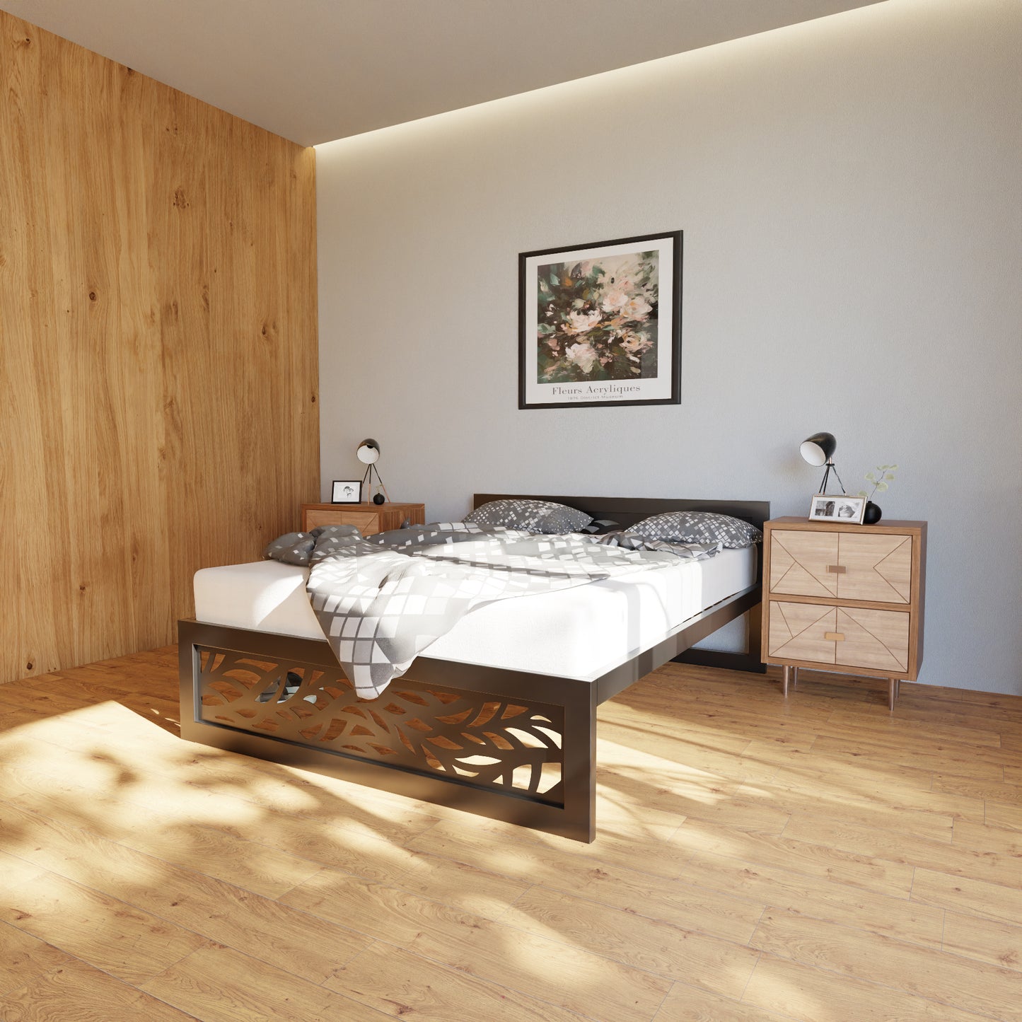 Cama metálica Ryka Perfor M2