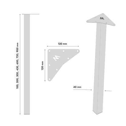 Patas para mesa Leg