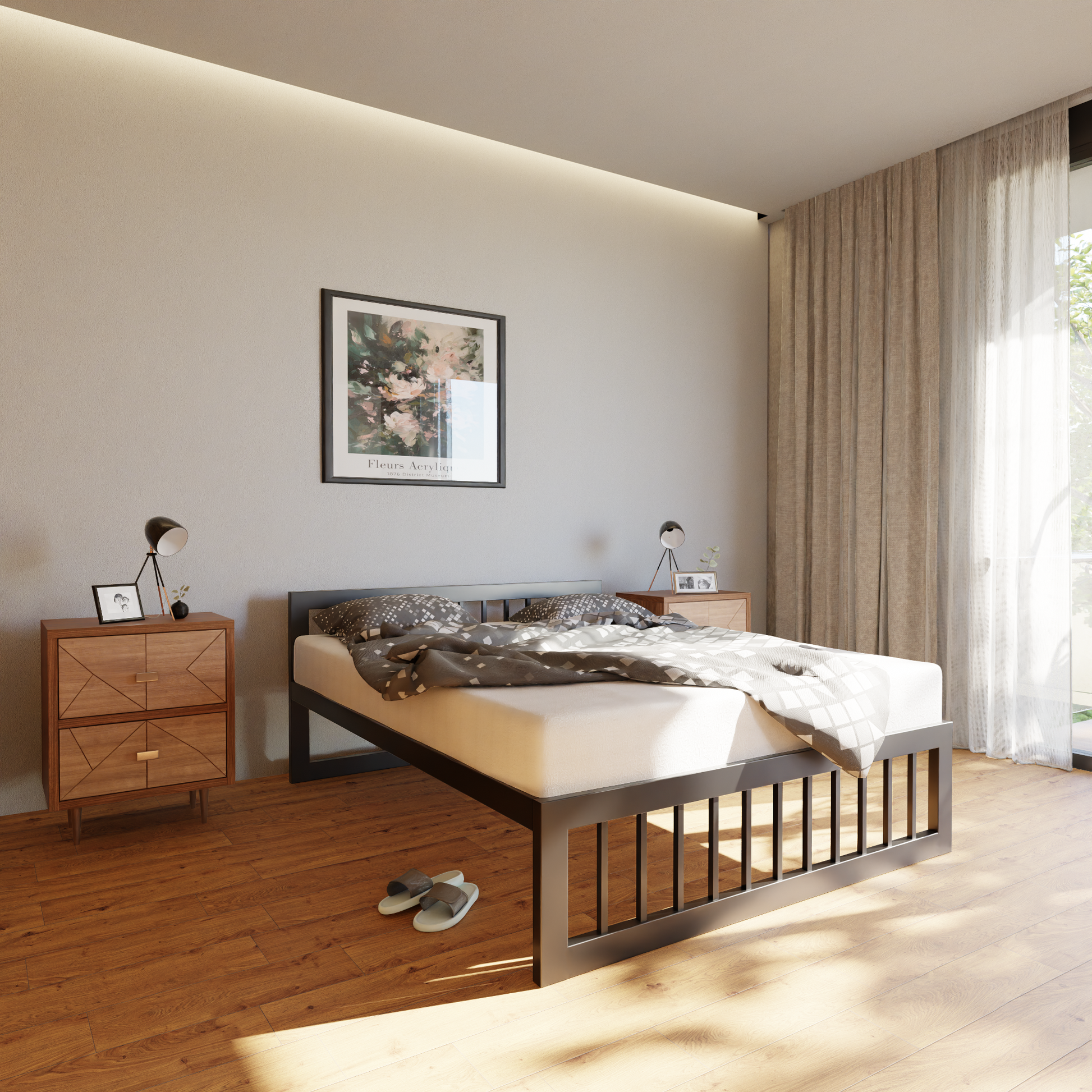 Cama metálica Ryka Vertical