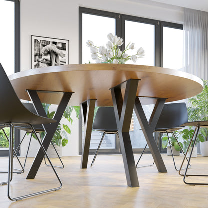 Set 4 patas para mesa de horquilla Lucida
