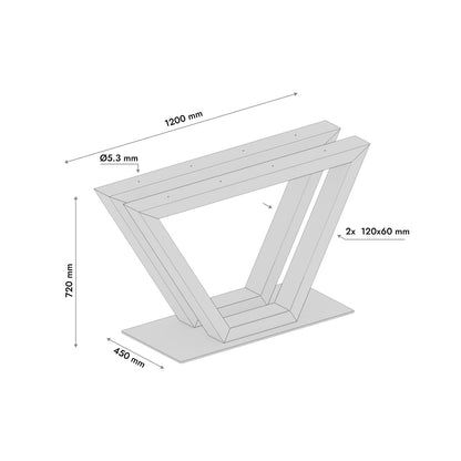 Patas para mesa Mintaka