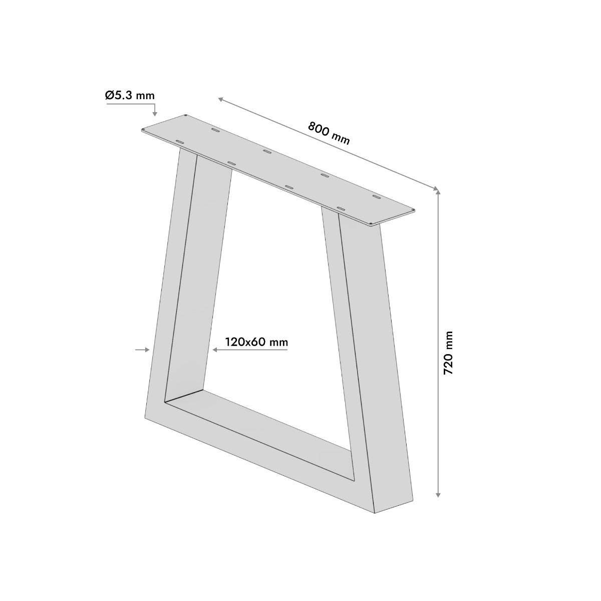 Patas para mesa Nemesis Lite Extreme