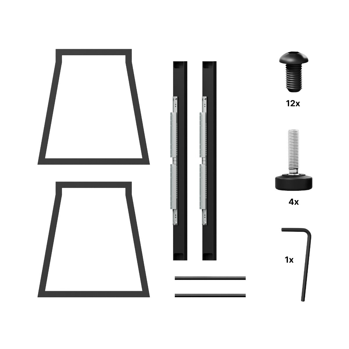 Patas para mesa extensibles Nemesis Split