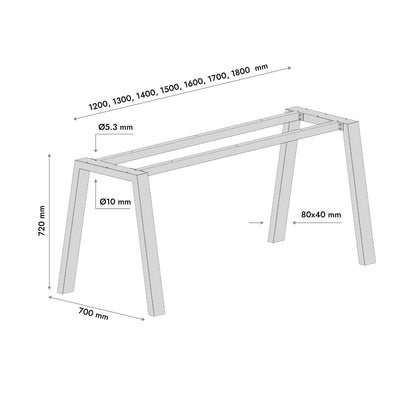 Patas para mesa Thusia