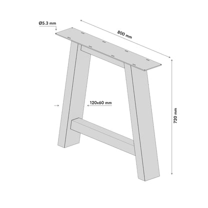 Patas para mesa Thusia Lite Extreme A