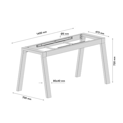 Patas para mesa extensibles Thusia Split