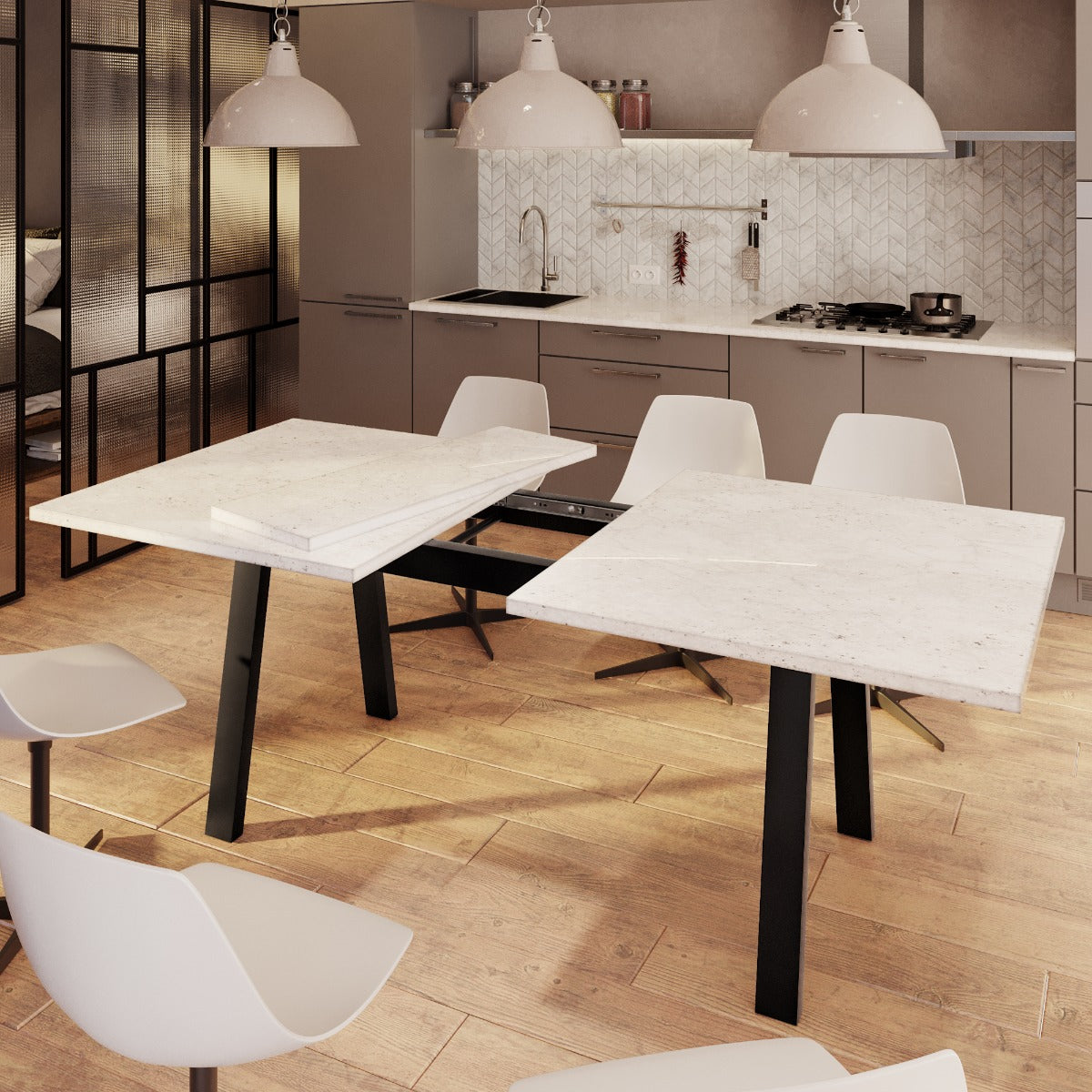 Patas para mesa extensibles Thusia Split