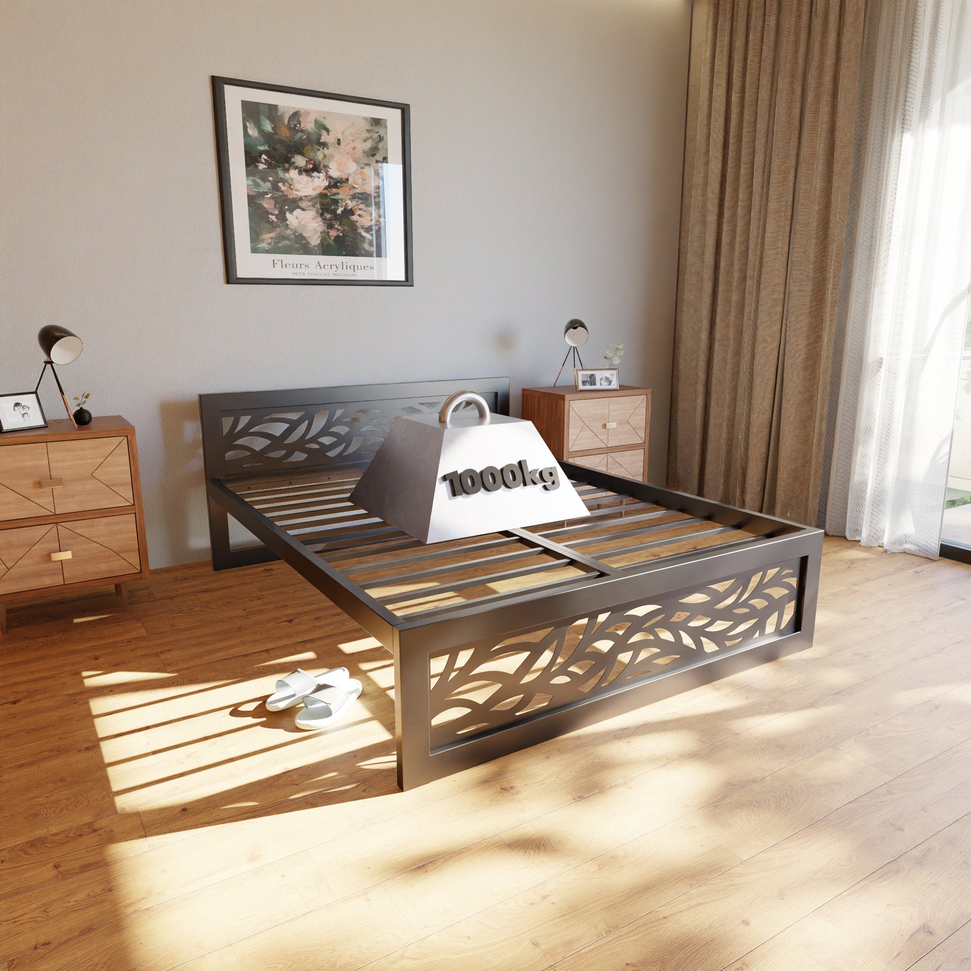 Cama metálica Ryka Perfor M2
