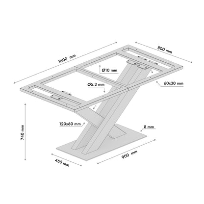 Patas para mesa Zaniah Frame