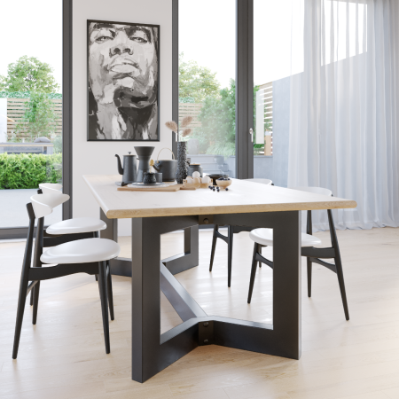 Pata de Mesa Metálica Barax Space Extreme