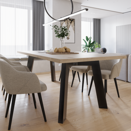 Pata de Mesa Metálica Barax Special Extreme