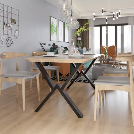 Pata de Mesa Metálica Breda