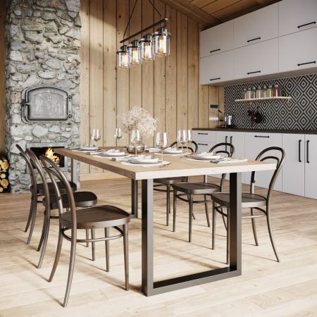 Pata de Mesa Metálica Eta Lite