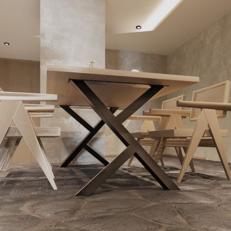 Pata de Mesa Metálica Deer