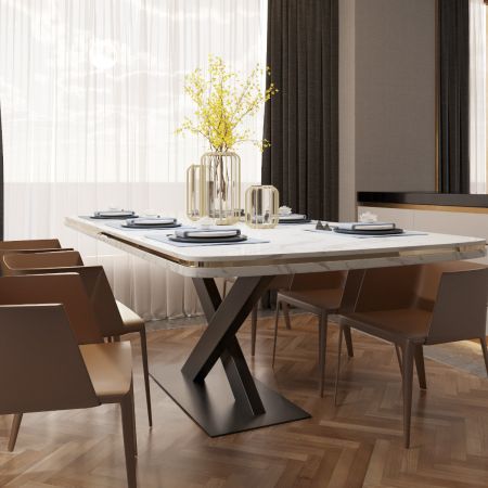 Pata de Mesa Metálica Sargas 