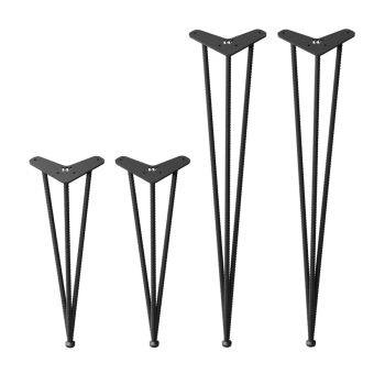 Pata de Mesa Metálica Hairpine Roxor Big